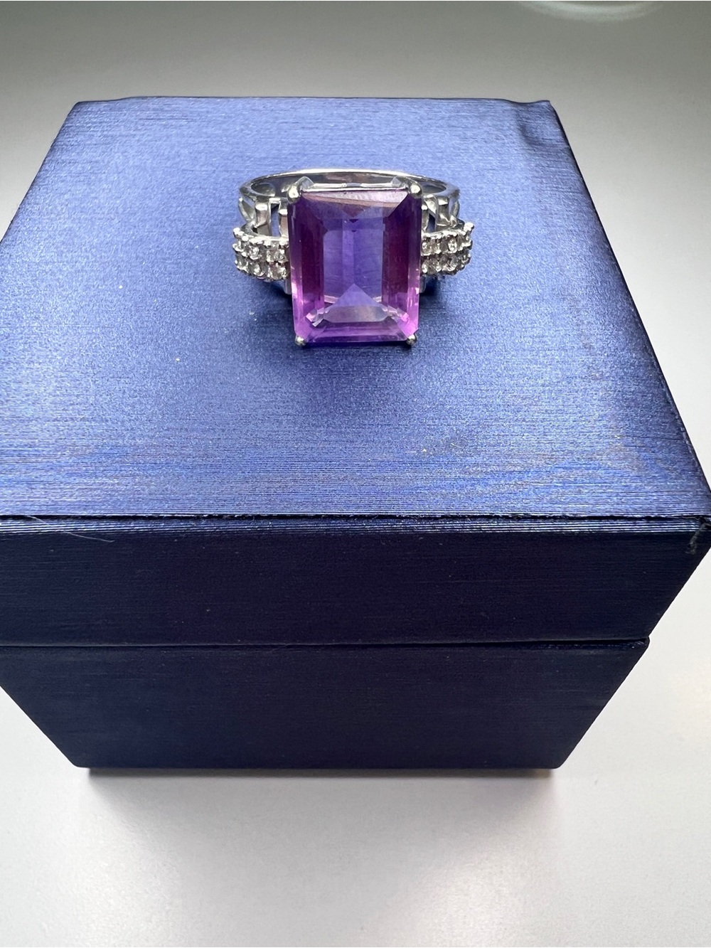 Amethyst Statement Ring